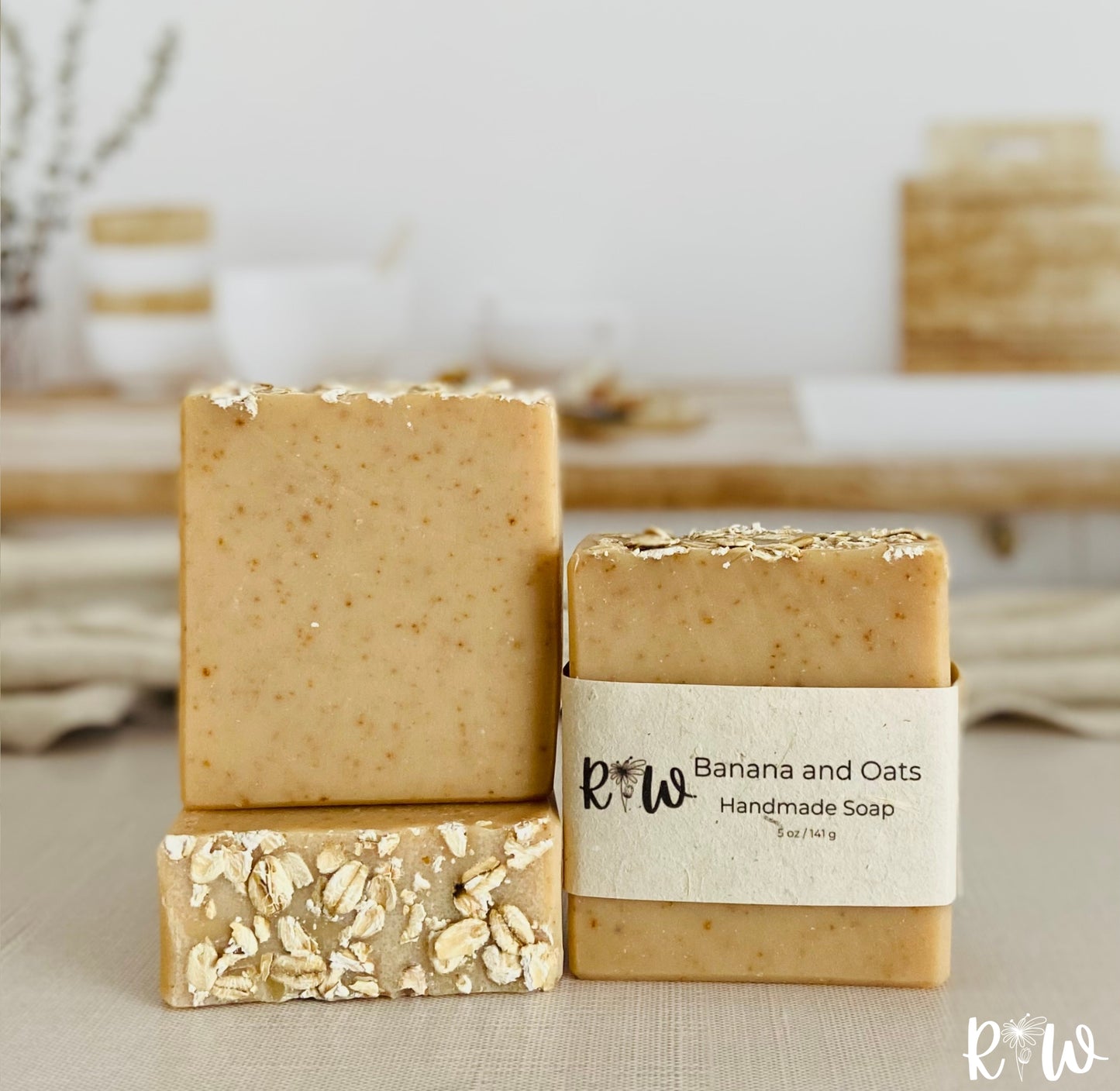 Banana and Oats Handmade Soap