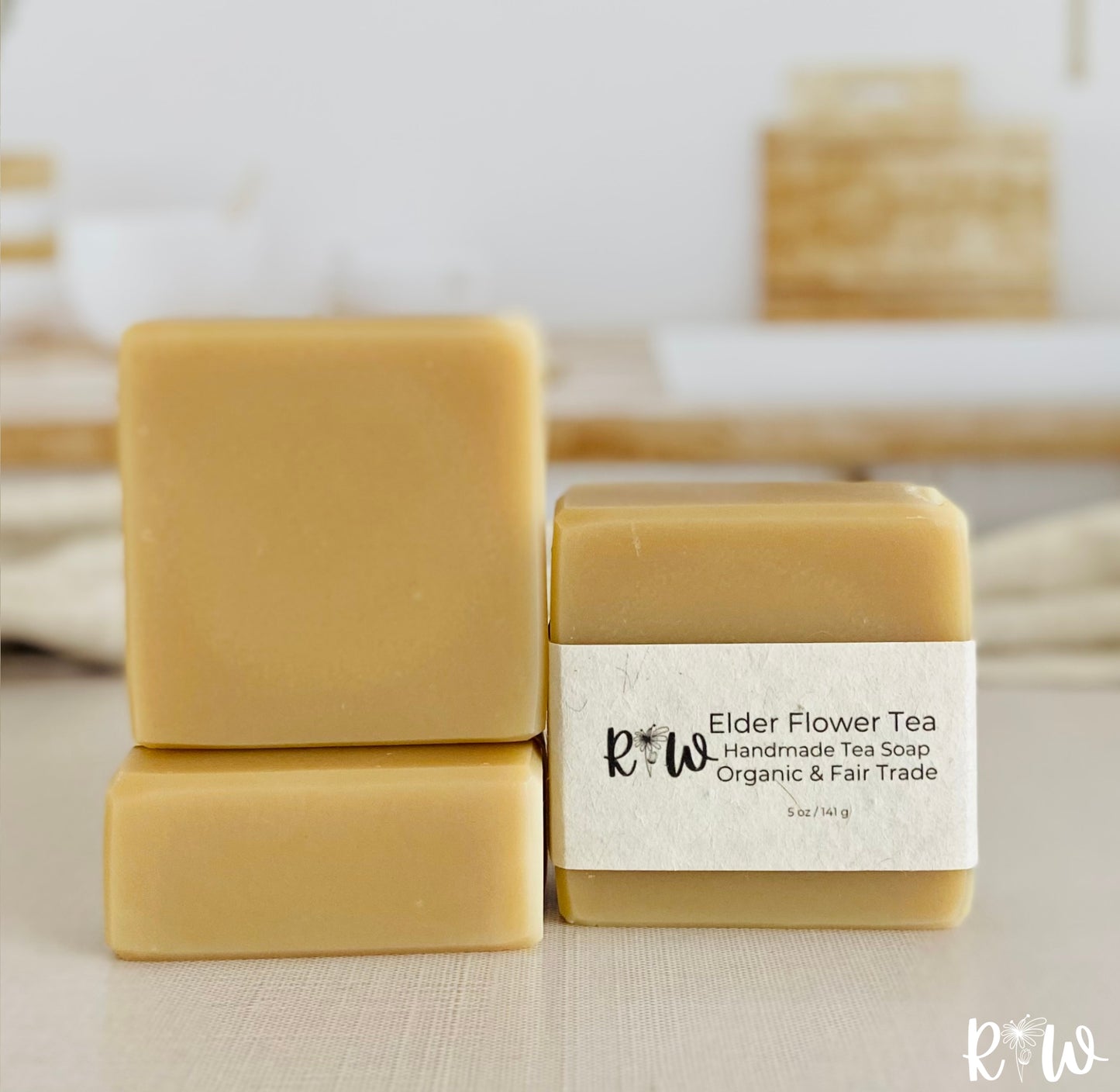 Organic Elder Flower Tea Handmade Soap