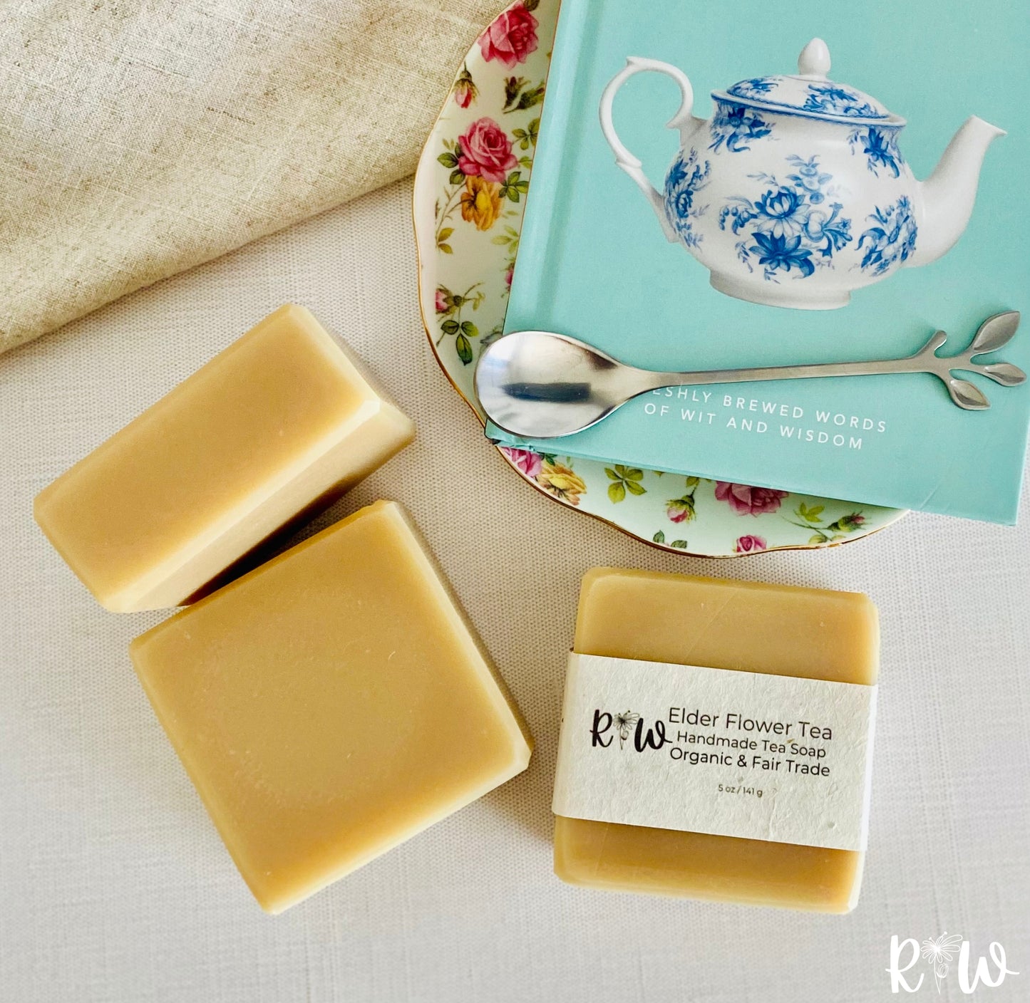 Organic Elder Flower Tea Handmade Soap