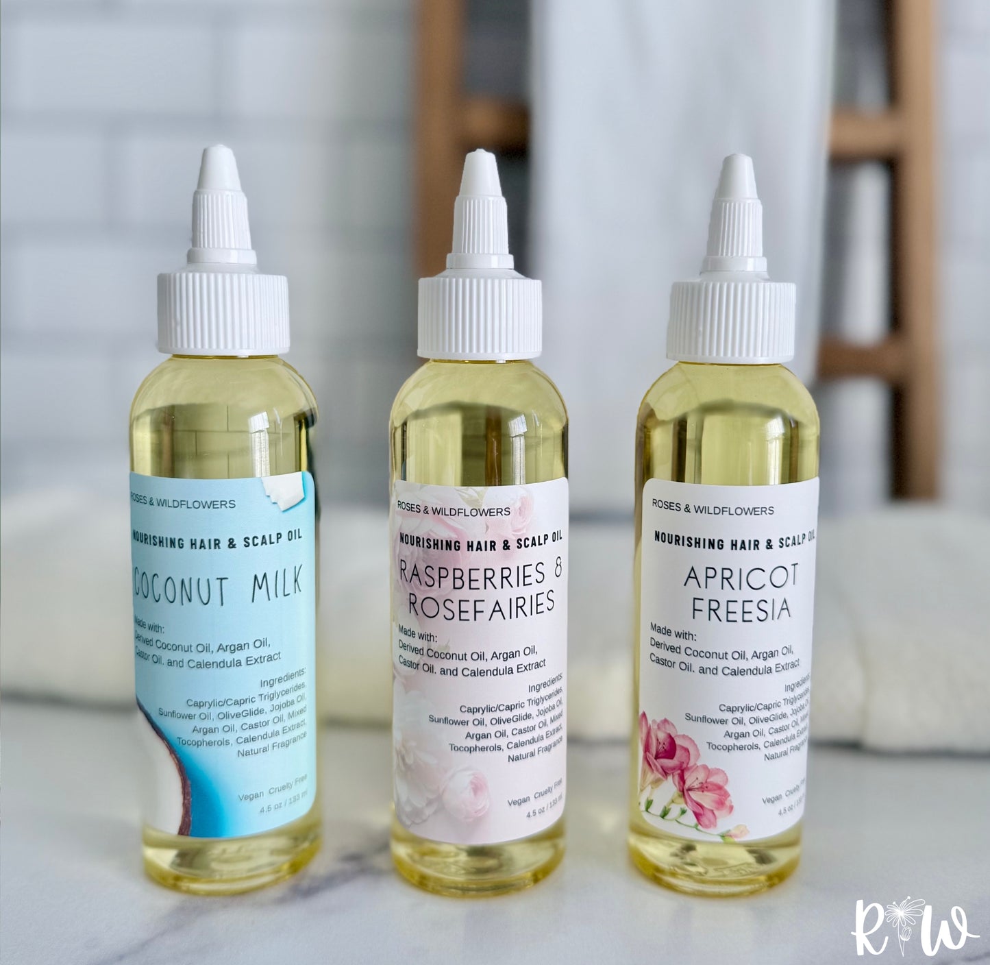 Apricot Freesia Hair Oil - For All Hair Types