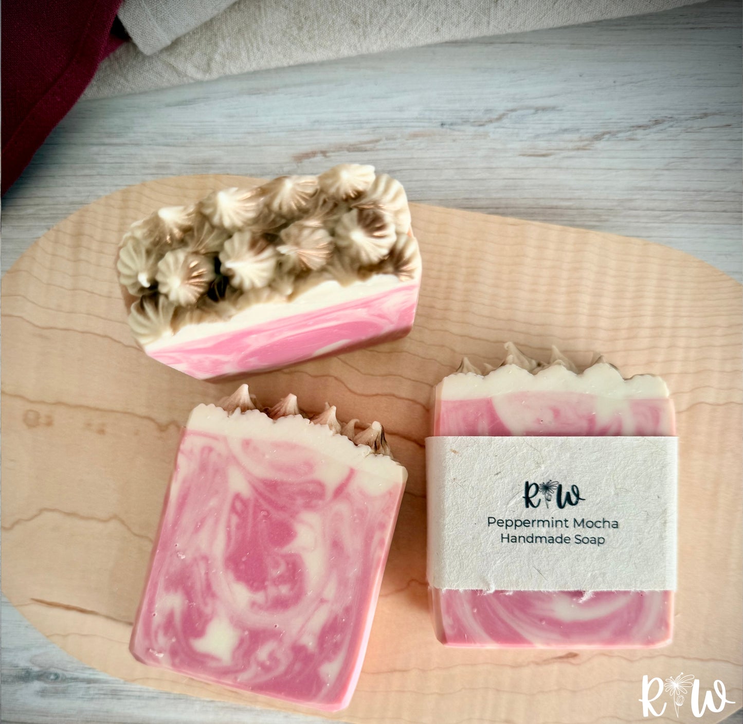 Peppermint Mocha Handmade Soap