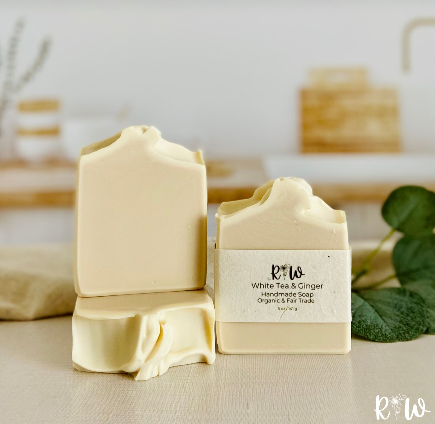Organic White Tea & Ginger Handmade Soap