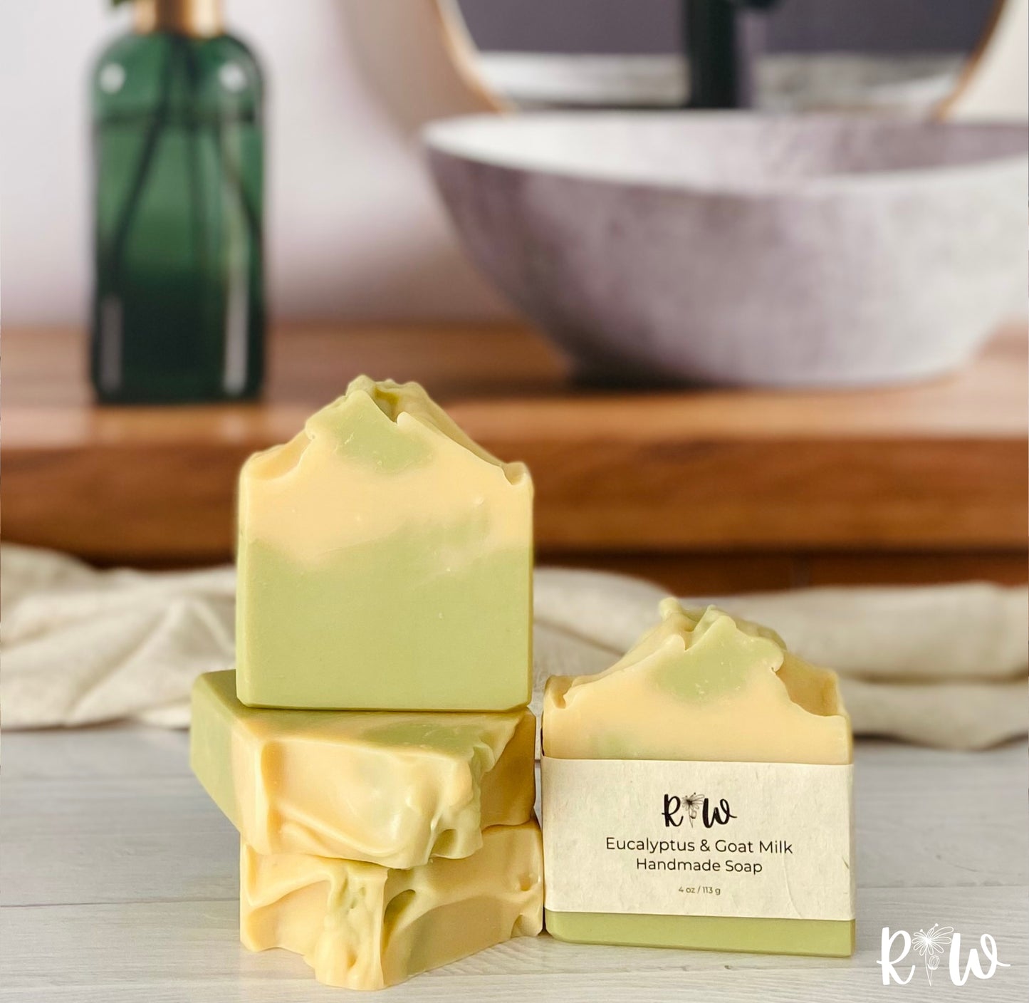 Eucalyptus & Goat Milk Handmade Soap