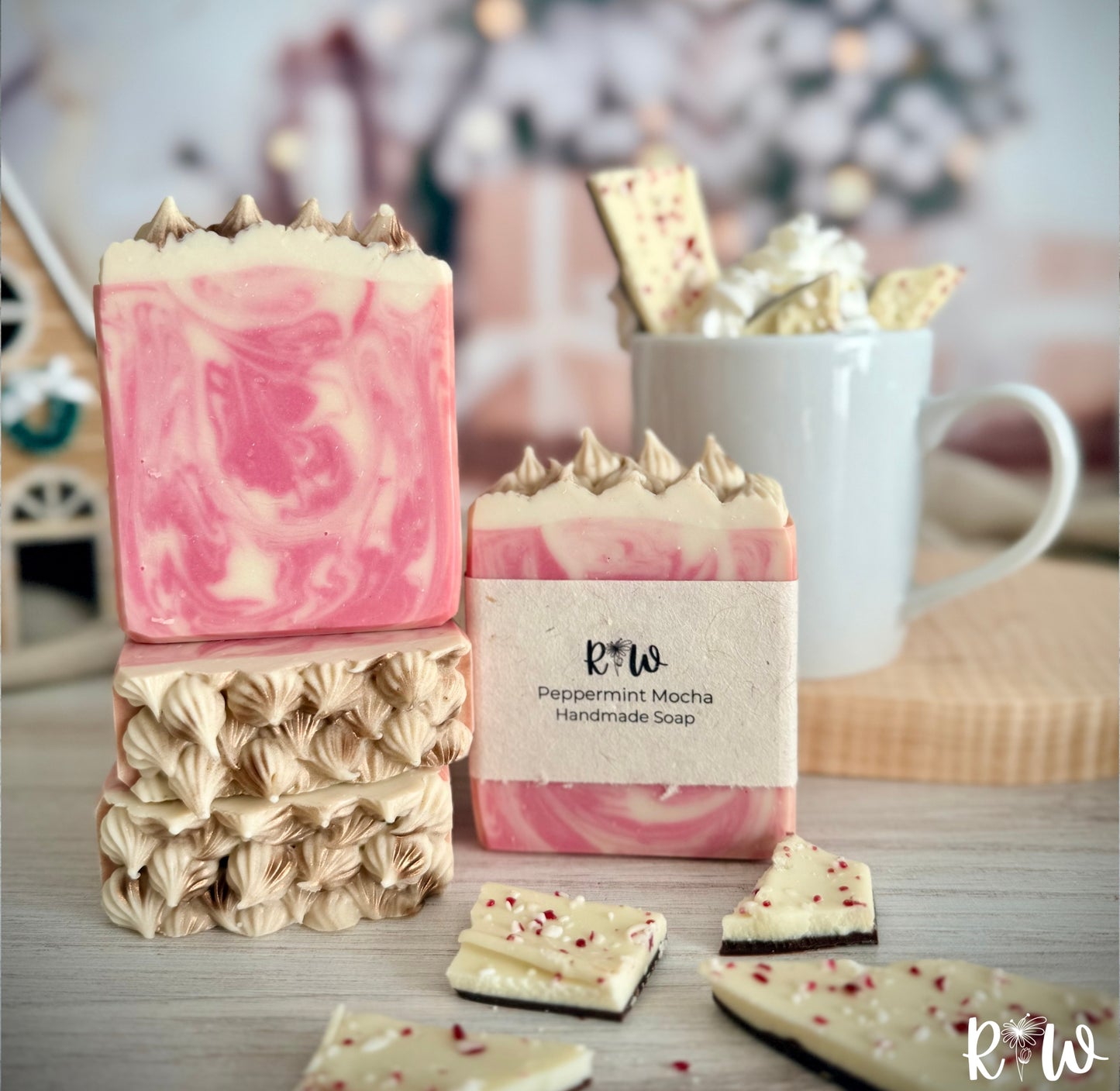 Peppermint Mocha Handmade Soap