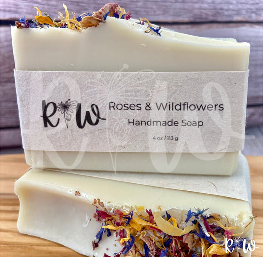 Roses & Wildflowers Handmade Soap