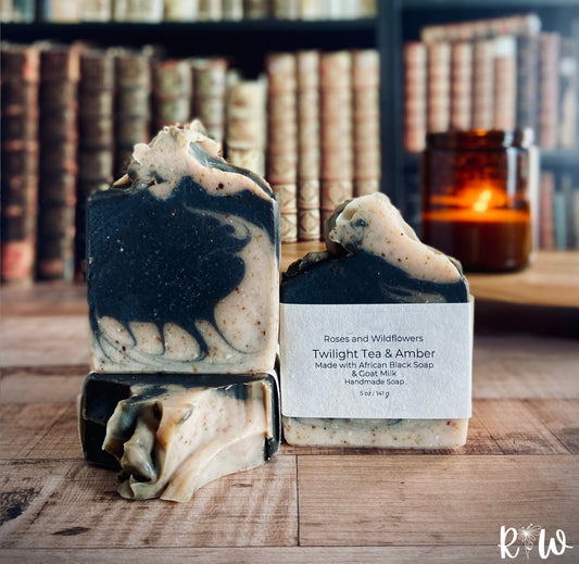 Twilight Tea & Amber Handmade Soap with Goat Milk