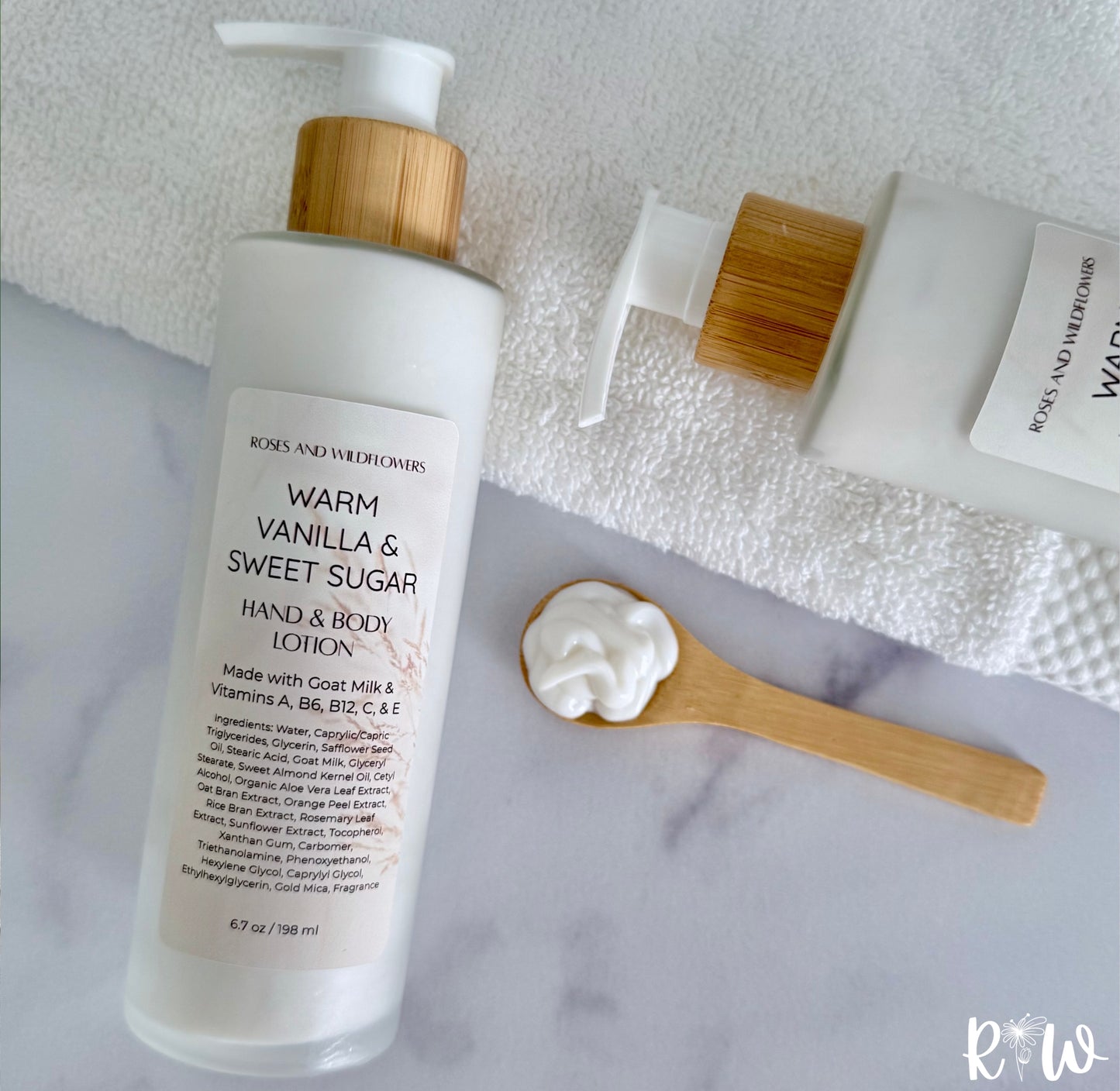 Warm Vanilla & Sweet Sugar Goat Milk Lotion