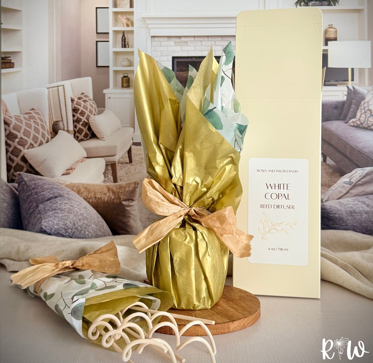 White Copal Reed Diffuser