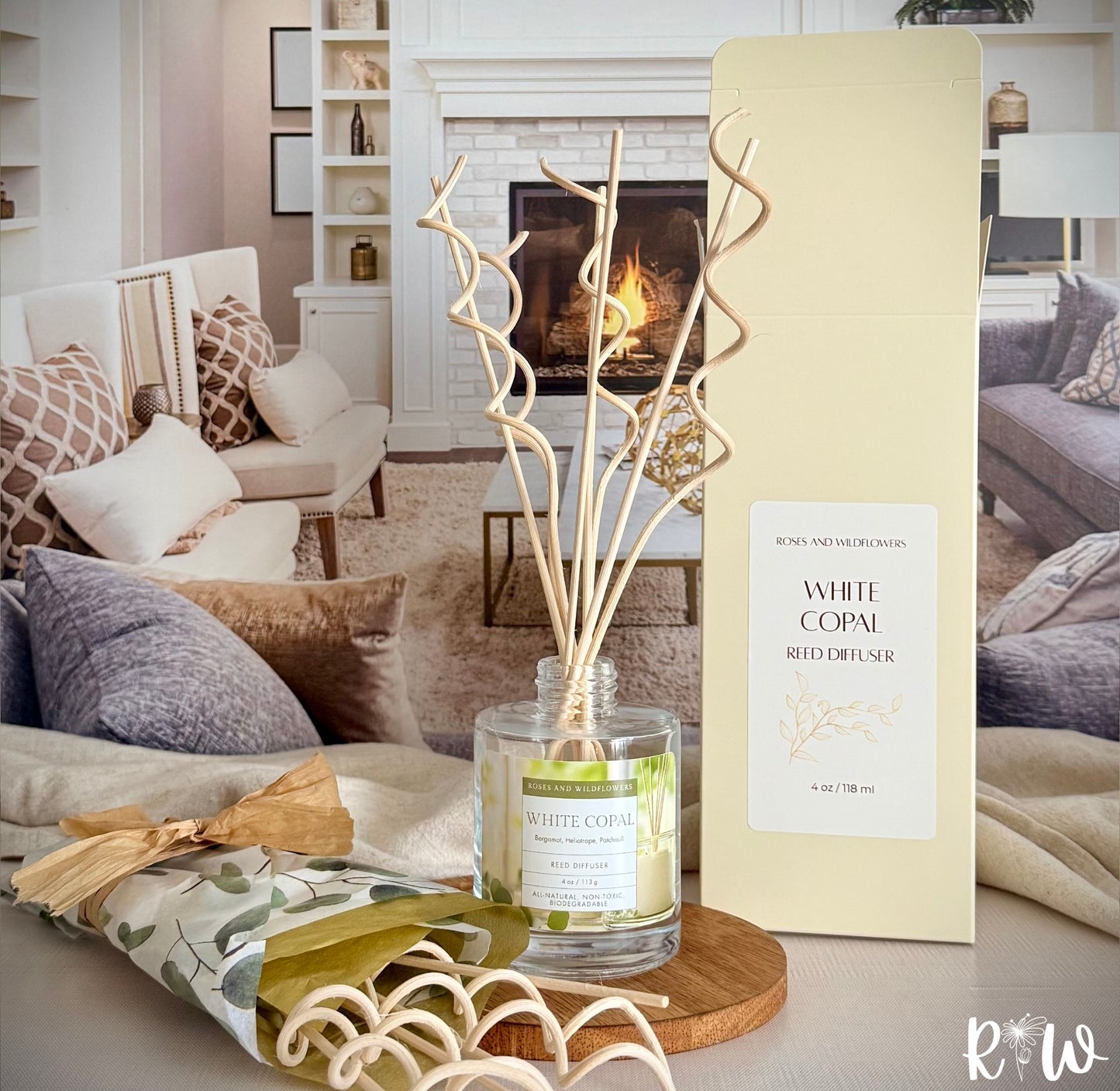 White Copal Reed Diffuser