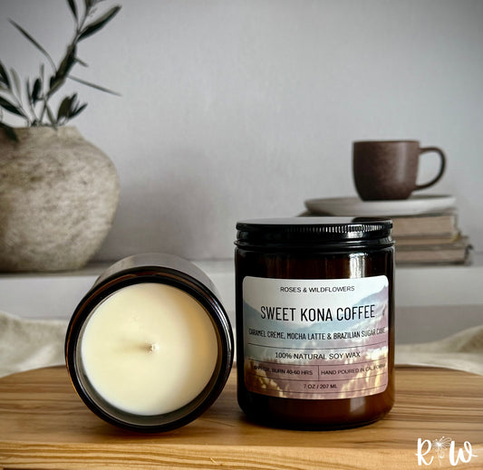 Sweet Kona Coffee Soy Candle